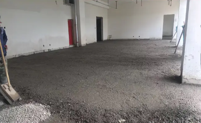 宁波江北万达广场地下室轻质混凝土填充